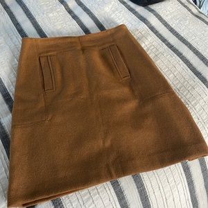 Wool pencil skirt